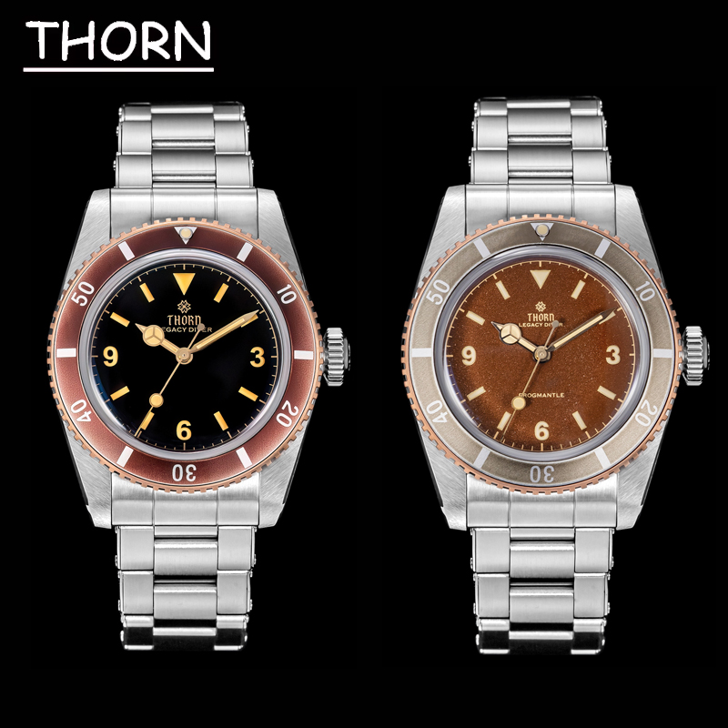Rolex Watch Submariner - Thorn T028 브론즈 다이브 시계 PT5000