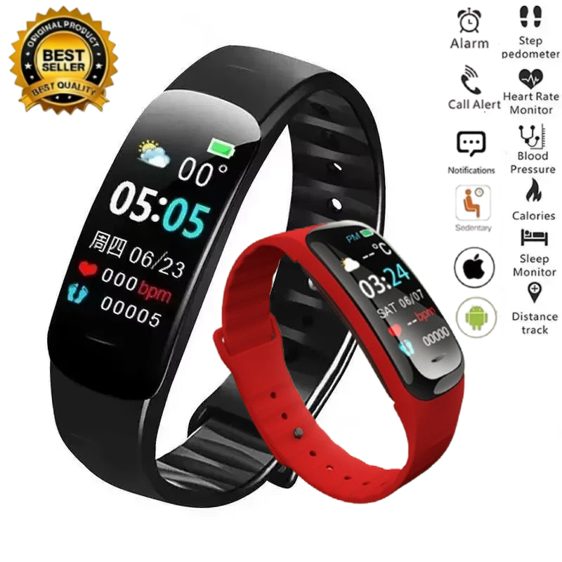 Smartwatch Sports Watches For Women - C1 플러스 스마트워치 피트니스 트래커 블루투스
