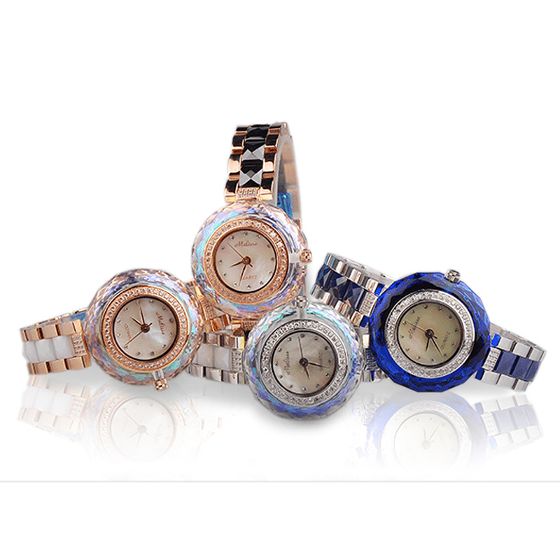 Luxury Ceramic Watch - 판매!!! 할인 멜리사 세라믹 크리스탈 회전