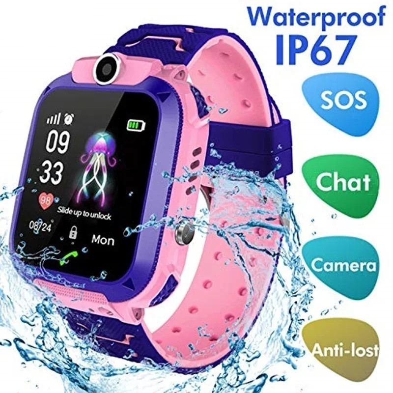 2G 어린이 스마트 시계 SOS 통화 LBS 위치 어린 - Smartwatch Watches Gift For Boys 리뷰 및 가격