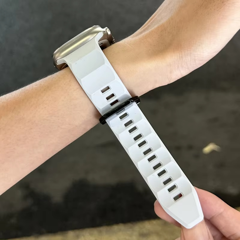 내구성 있는 웨이브 실리콘 시계줄 (애플워치 시리즈 1 - Smartwatch Apple Watches For Women 리뷰 및 가격