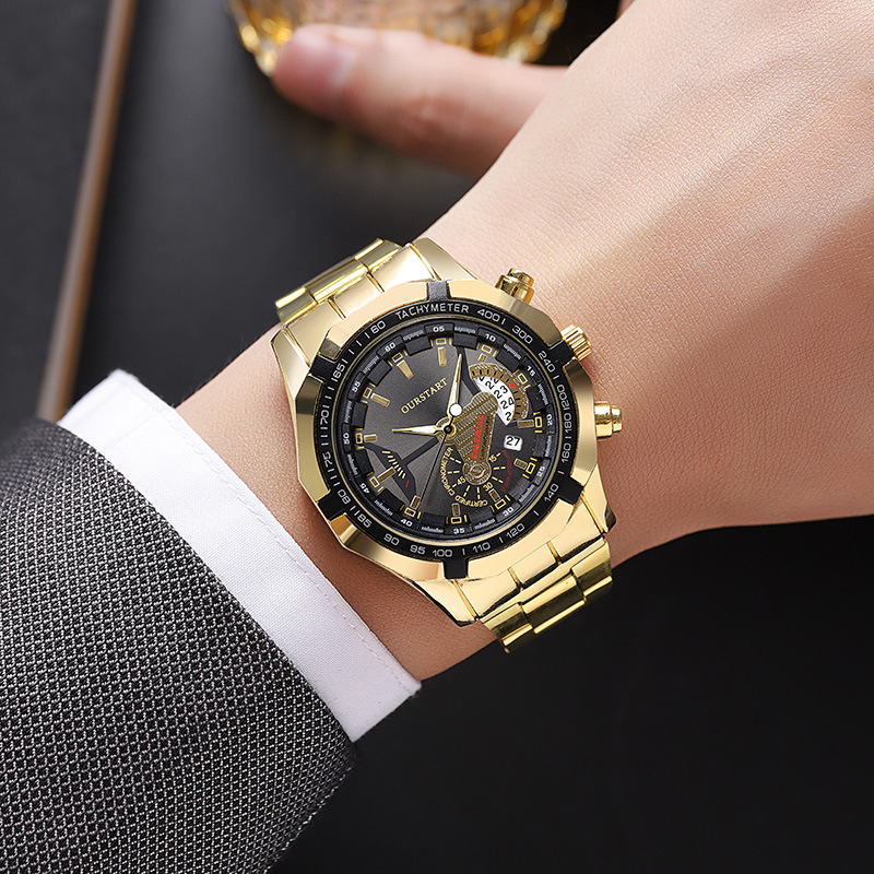 럭셔리 남성용 쿼츠 시계 스틸 스트랩 남성 비즈니스 패 - Smartwatch Watches Gift For Boys 리뷰 및 가격