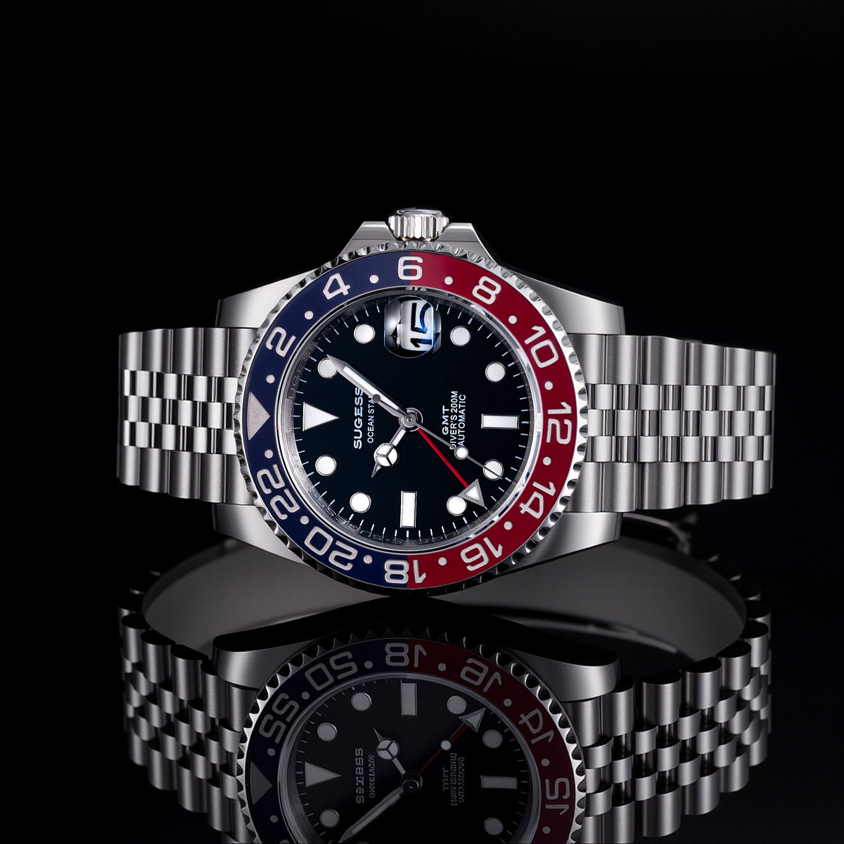 Sugess GMT 남성용 다이빙 시계 오토매틱 기계식 - Rolex Watch Submariner 리뷰 및 가격