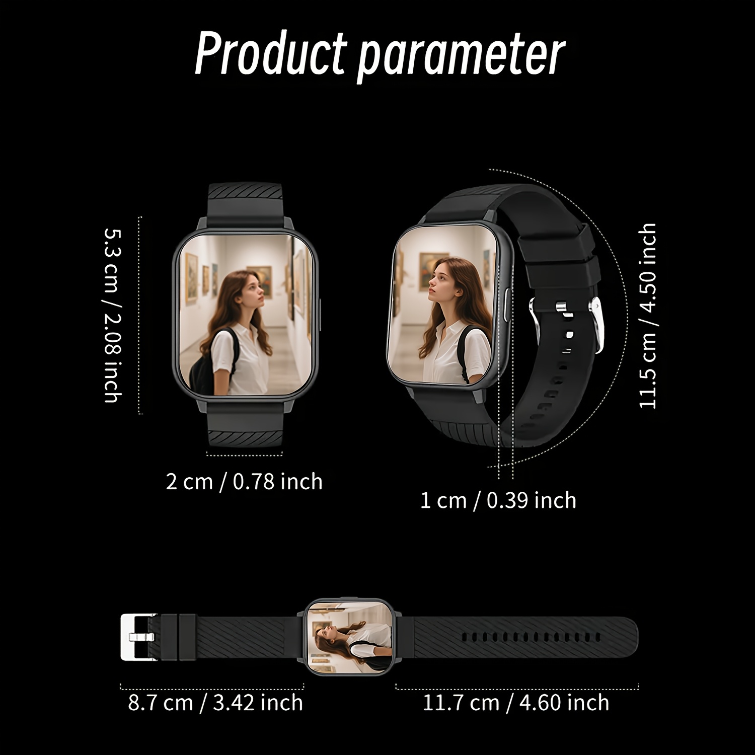 스포츠 스마트 워치, 1.83인치 풀 터치 스크린 디스 - Smartwatch Sports Watches For Women 리뷰 및 가격