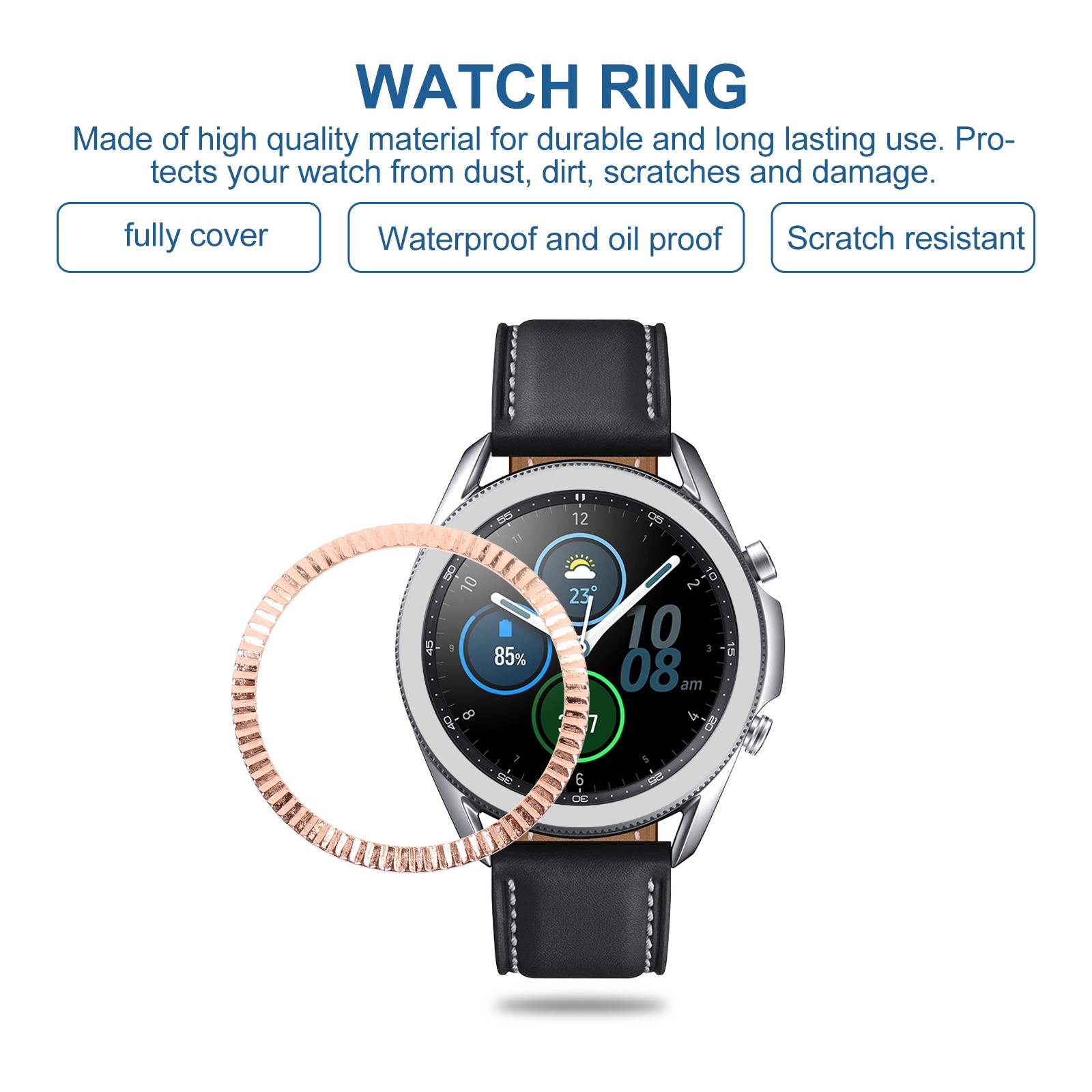 1개 웨이브 디자인 합금 시계 베젤 링, 스마트워치에  - Kids Watches Not Smartwatch 리뷰 및 가격