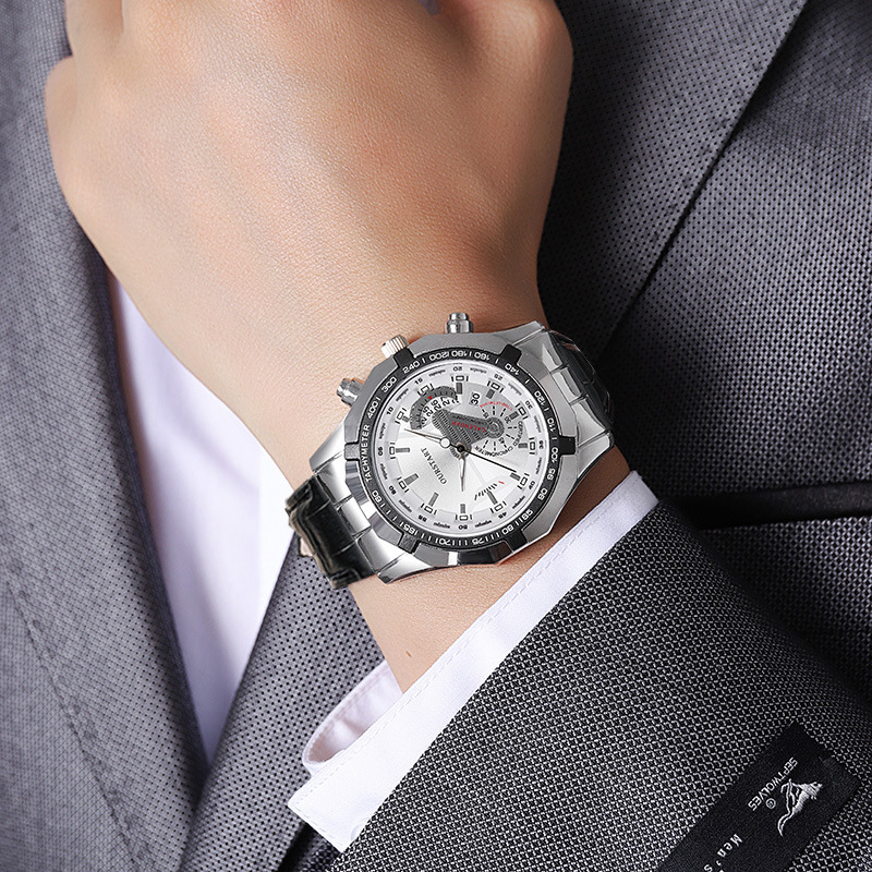 남성용 쿼츠 시계 달력 클래식 쿼츠 남성용 시계 하이  - Smartwatch Watches Gift For Boys 리뷰 및 가격