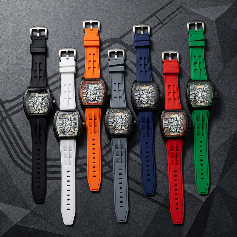 트렌디한 남성용 쿼츠 시계 실리콘 스트랩 남성 비즈니스 - Smartwatch Watches Gift For Boys 리뷰 및 가격
