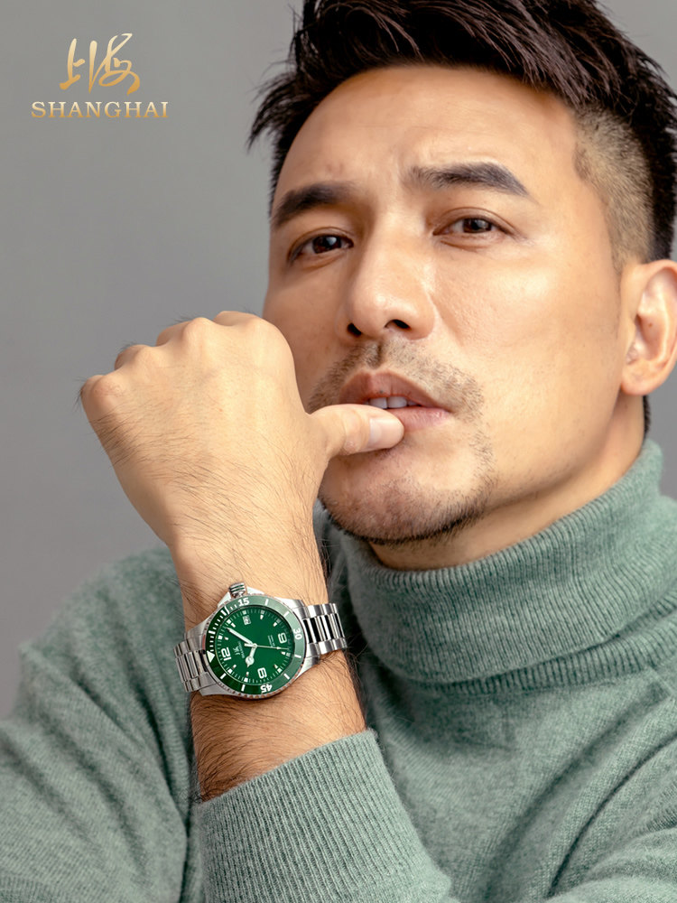 상하이 워치 내셔널 3080 그린 워터 고스트 다이빙  - Waterproof Diving Watch 리뷰 및 가격