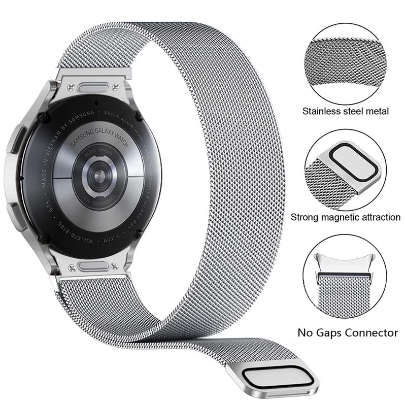 삼성 갤럭시 워치용 밀라노 루프 스트랩 메탈 팔찌, 갤 - Smartwatch Samsung Watches For Men 리뷰 및 가격